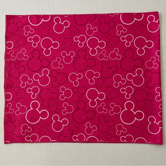 Disney Parks Cooling Towel by CoolCore in Pink Mickey Icon Print - Picture 2 of 13
